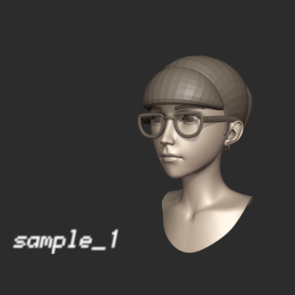 Base Head Mesh preview image 5